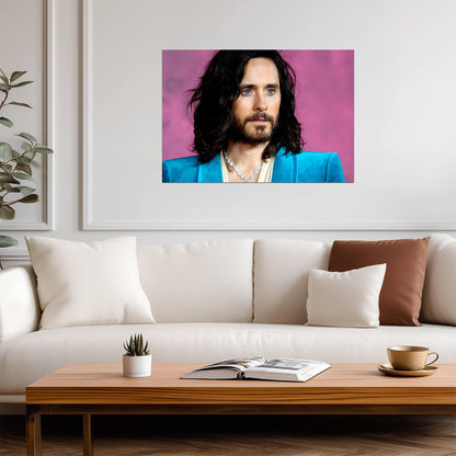 Jared Leto Portrait Photo | Modern Celebrity Wall Art | Music and Movie Star Poster - Music Poster