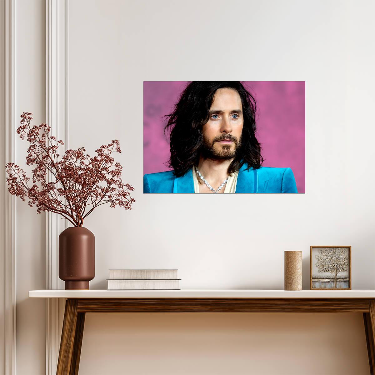Jared Leto Portrait Photo | Modern Celebrity Wall Art | Music and Movie Star Poster - Music Poster