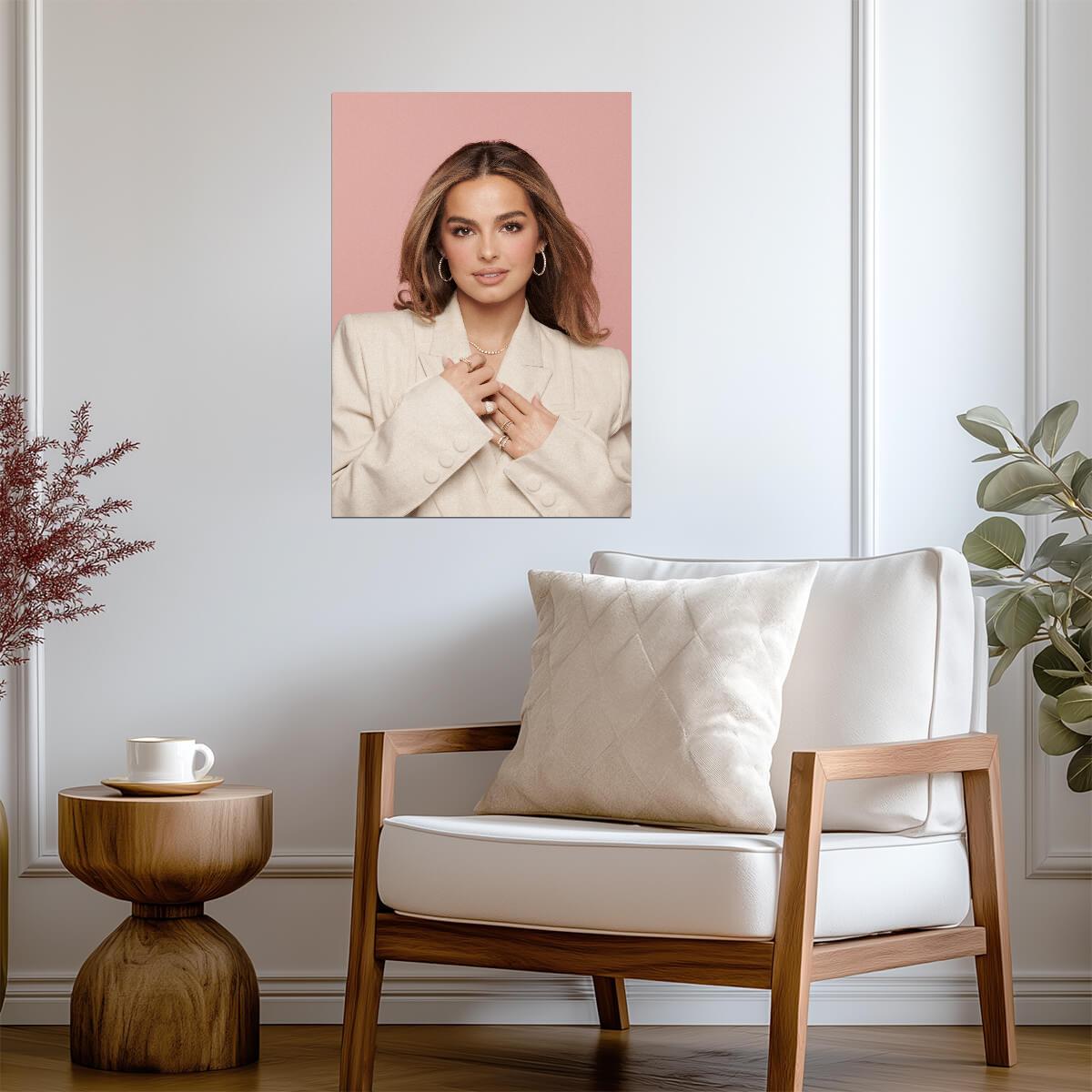 Addison Rae Posing | Celebrity Poster | Pastel Aesthetic Decor - Celebrities Poster