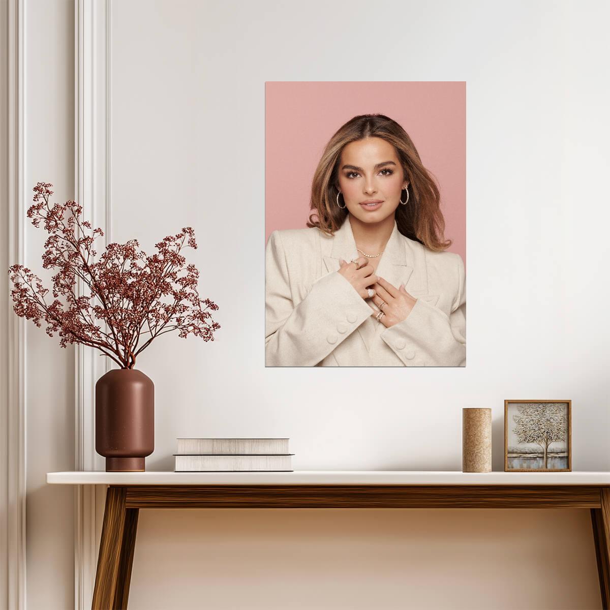 Addison Rae Posing | Celebrity Poster | Pastel Aesthetic Decor - Celebrities Poster