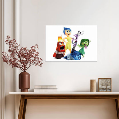 Inside Out | Colorful Cartoon | Kids Poster - Movies & TV Poster