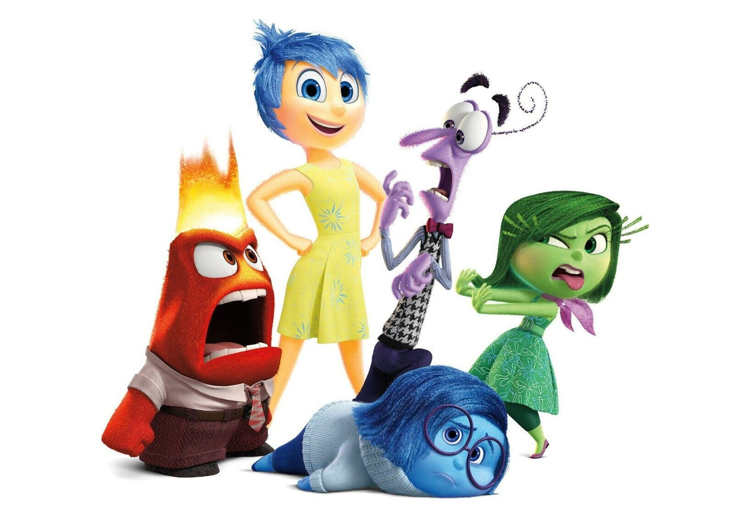 Inside Out | Colorful Cartoon | Kids Poster - Movies & TV Poster
