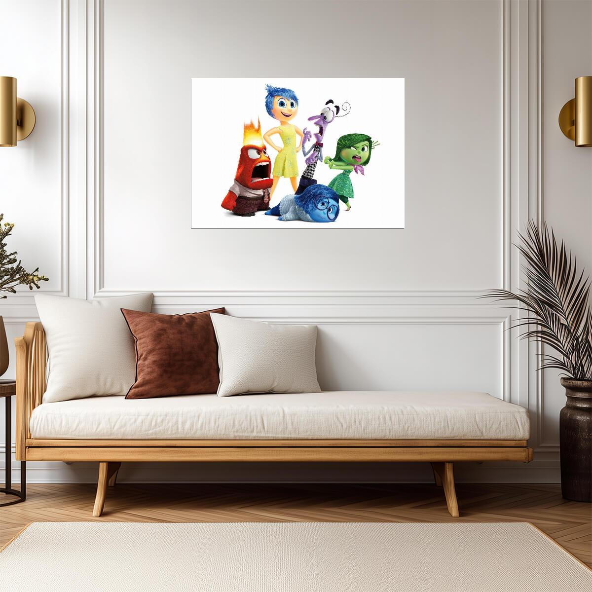 Inside Out | Colorful Cartoon | Kids Poster - Movies & TV Poster
