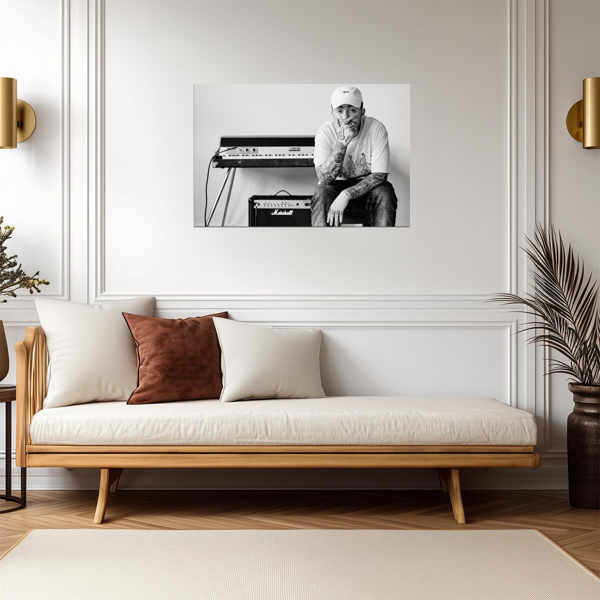 Mac Miller Poster | Rapper Wall Art - Music Poster