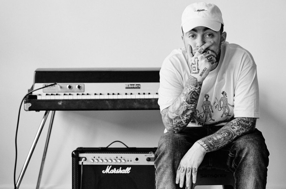Mac Miller Poster | Rapper Wall Art - Music Poster