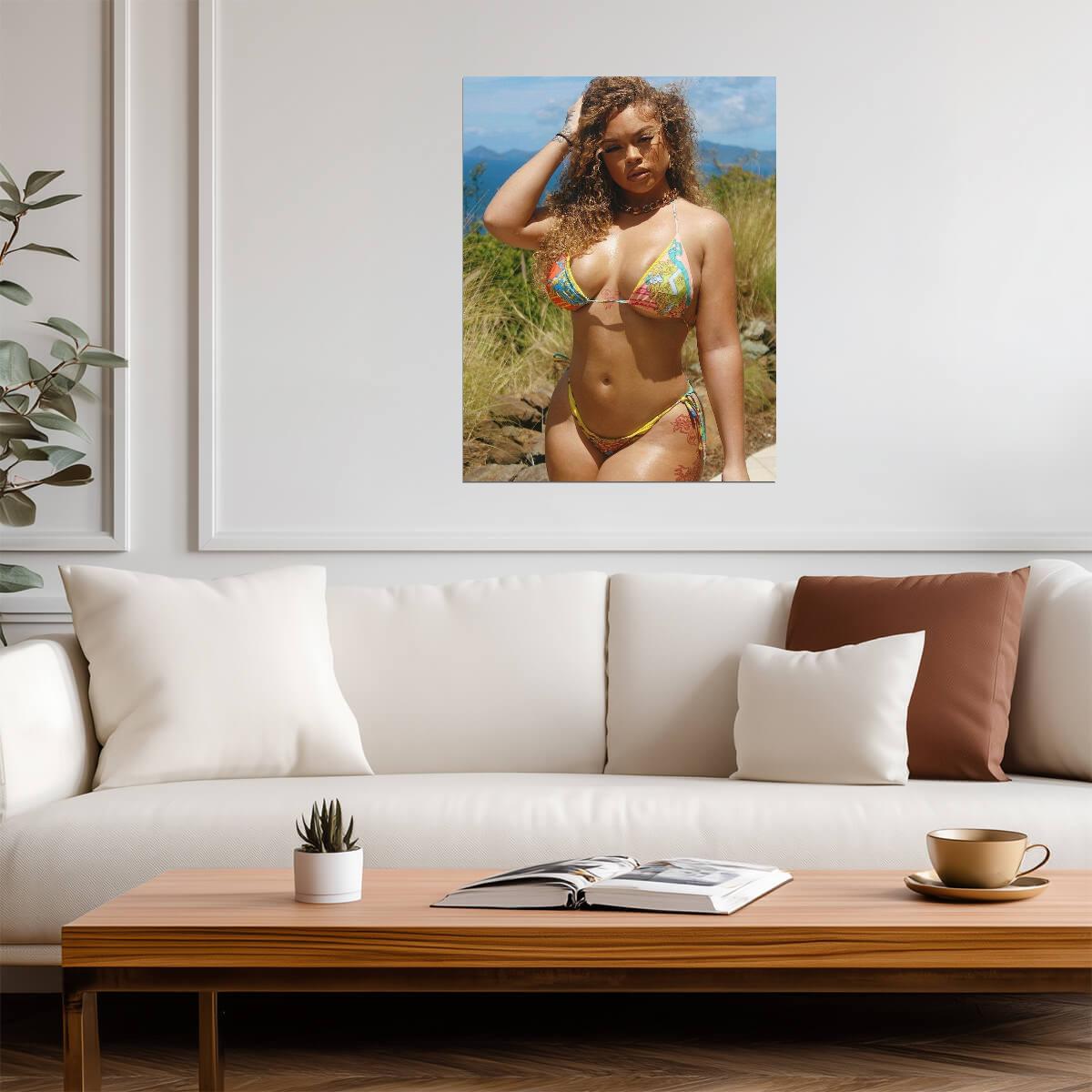 Latto Bikini Photo | Hip Hop Music Star Art | Sexy American Rapper Poster - Music Poster