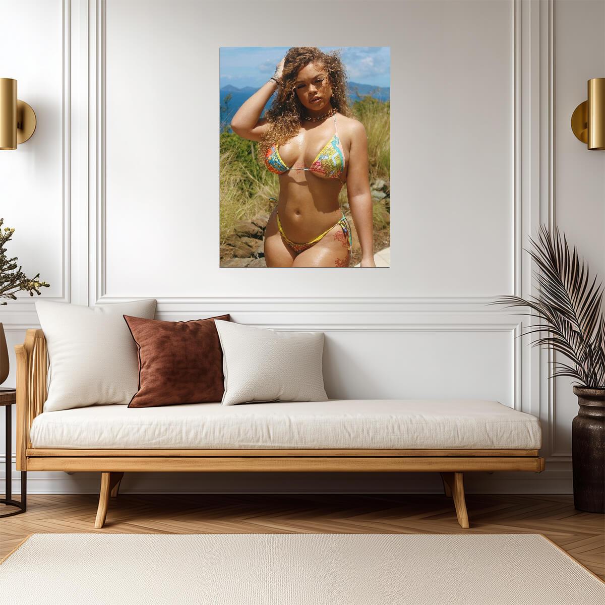 Latto Bikini Photo | Hip Hop Music Star Art | Sexy American Rapper Poster - Music Poster