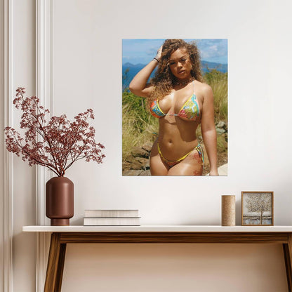 Latto Bikini Photo | Hip Hop Music Star Art | Sexy American Rapper Poster - Music Poster