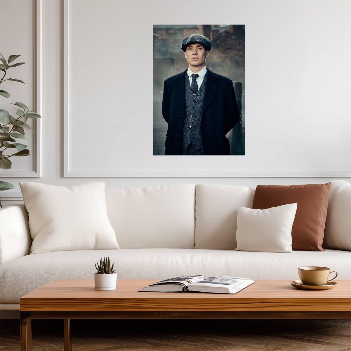 Peaky Blinders Cillian Murphy as Thomas Shelby | British TV Show Poster | Crime Drama Wall Art - Movies & TV Poster