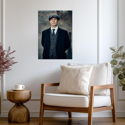 Peaky Blinders Cillian Murphy as Thomas Shelby | British TV Show Poster | Crime Drama Wall Art - Movies & TV Poster