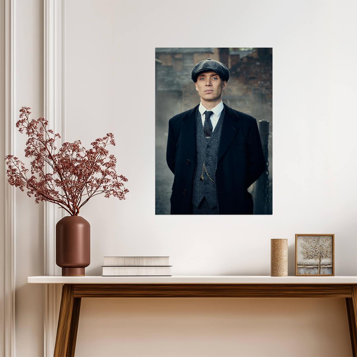 Peaky Blinders Cillian Murphy as Thomas Shelby | British TV Show Poster | Crime Drama Wall Art - Movies & TV Poster