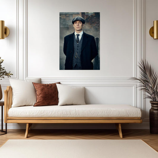 Peaky Blinders Cillian Murphy as Thomas Shelby | British TV Show Poster | Crime Drama Wall Art - Movies & TV Poster