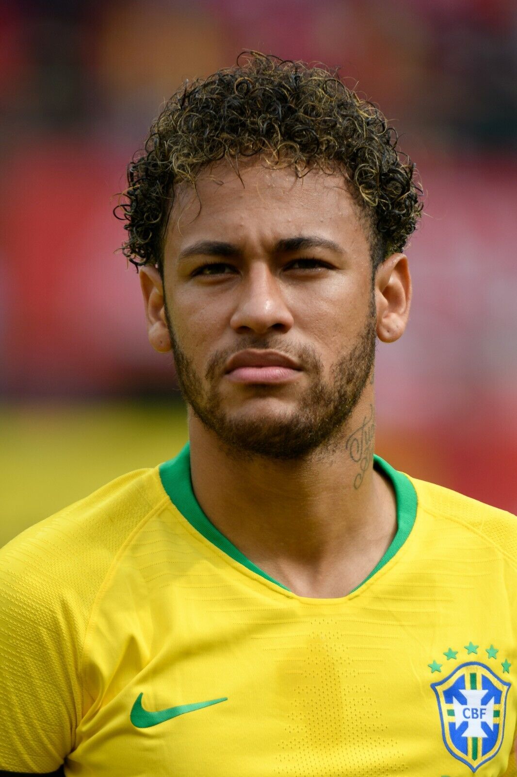 Neymar Jr Brazil National Team | Soccer Star Portrait | Football Legend Poster - Sports Poster