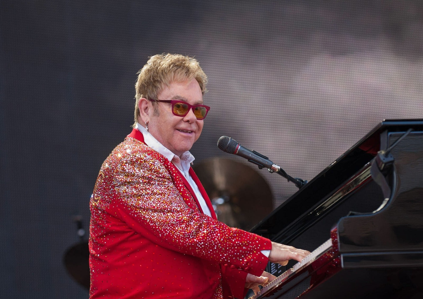 Elton John Live in Concert | Music Legend Performance Photo | Pop Rock Star Poster - Music Poster