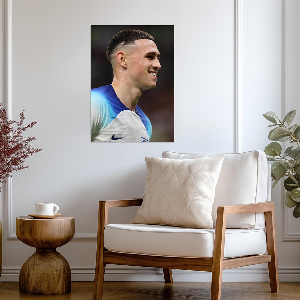 Phil Foden England National Team | Soccer Star Poster | Sports Wall Art - Sports Poster