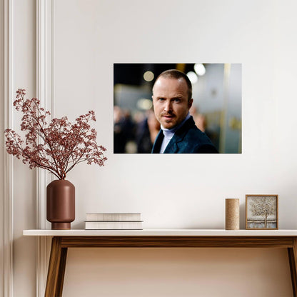 Aaron Paul Breaking Bad | Celebrity Poster | Jesse Pinkman Actor Art - Celebrities Poster
