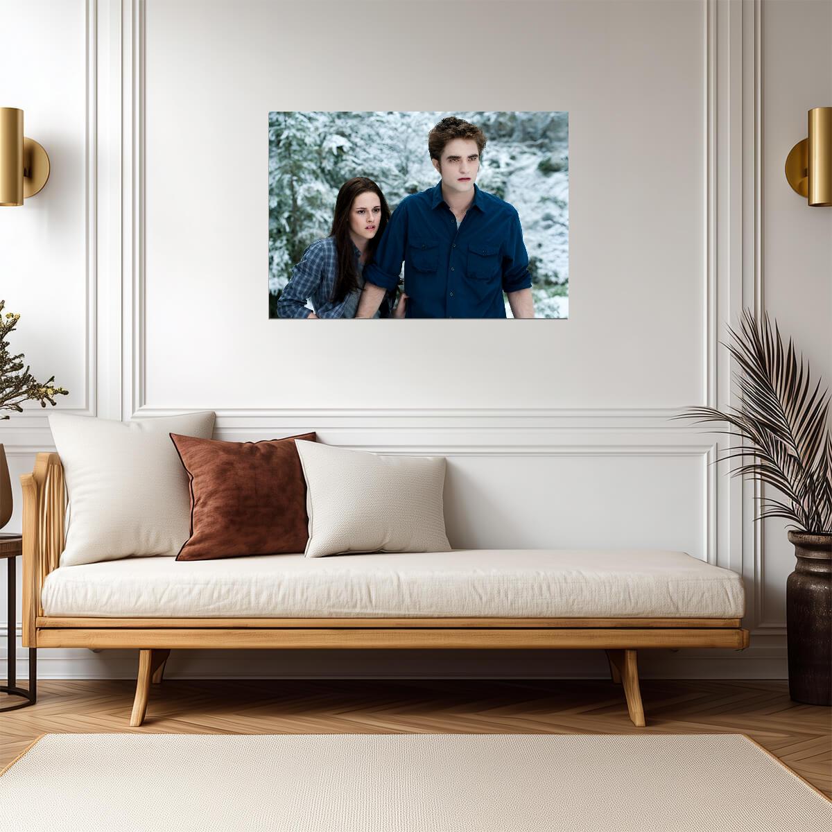 Twilight Saga Bella Swan & Edward Cullen | Movie Poster | Fantasy Romance Film Art - Movies & TV Poster