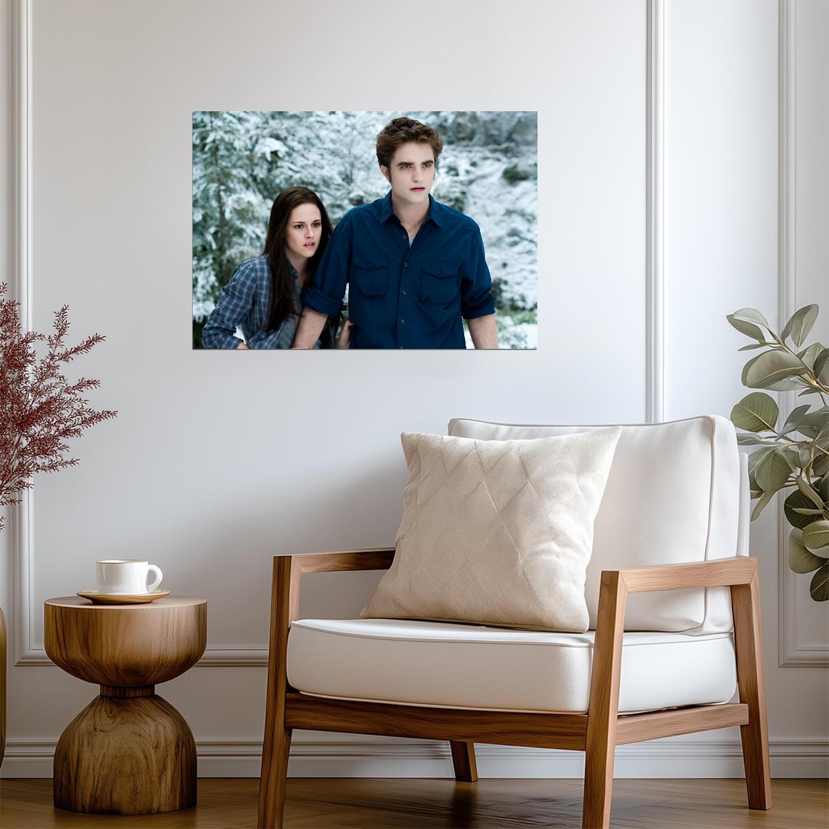 Twilight Saga Bella Swan & Edward Cullen | Movie Poster | Fantasy Romance Film Art - Movies & TV Poster