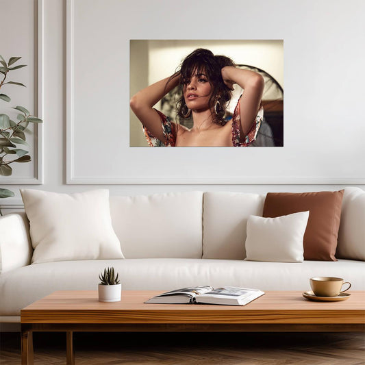 Camila Cabello Portrait Photo | Modern Pop Music Star Art | Sexy Celebrity Poster - Music Poster