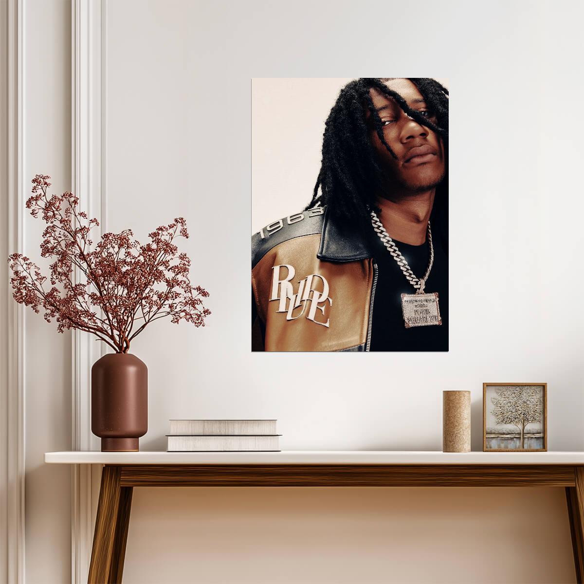 Digga D | Music Star Portrait | Grime Poster - Music Poster