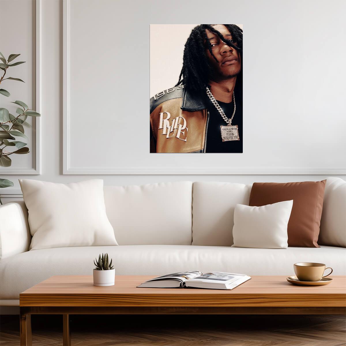 Digga D | Music Star Portrait | Grime Poster - Music Poster