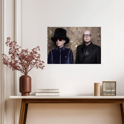 Pet Shop Boys Studio Portrait | Synth Pop Duo Art | Electronic Music Poster - Music Poster
