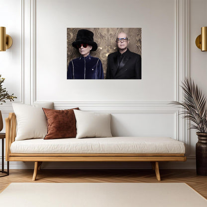 Pet Shop Boys Studio Portrait | Synth Pop Duo Art | Electronic Music Poster - Music Poster