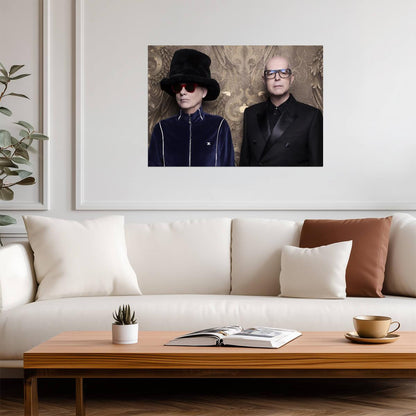 Pet Shop Boys Studio Portrait | Synth Pop Duo Art | Electronic Music Poster - Music Poster
