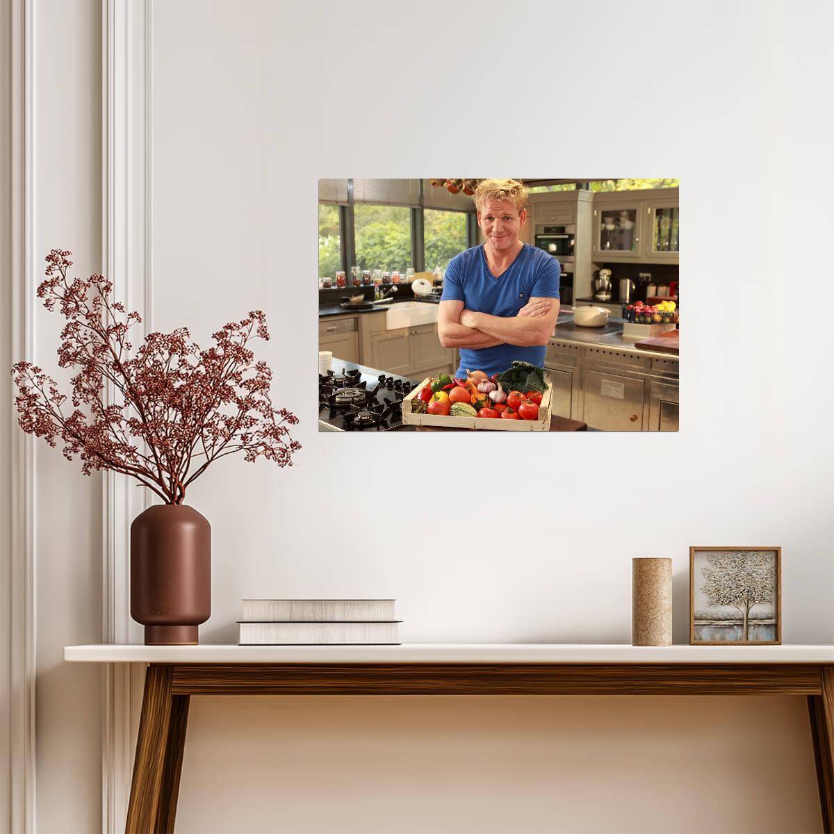 Gordon Ramsay | Intense Chef | Humor Poster - Celebrities Poster