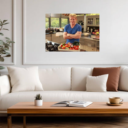 Gordon Ramsay | Intense Chef | Humor Poster - Celebrities Poster