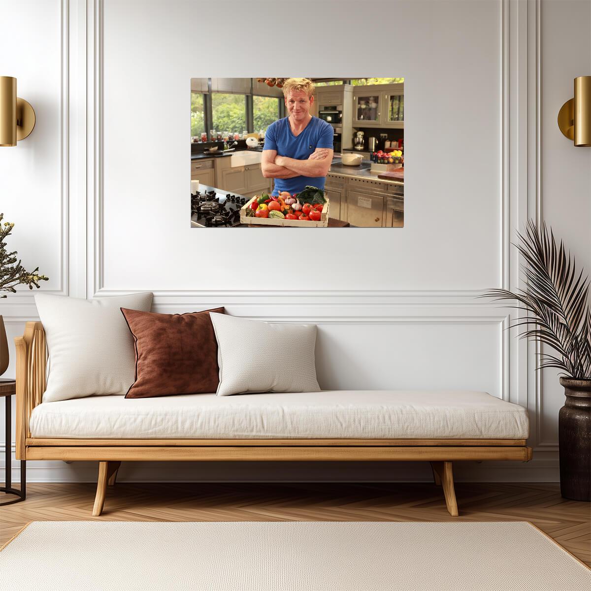 Gordon Ramsay | Intense Chef | Humor Poster - Celebrities Poster