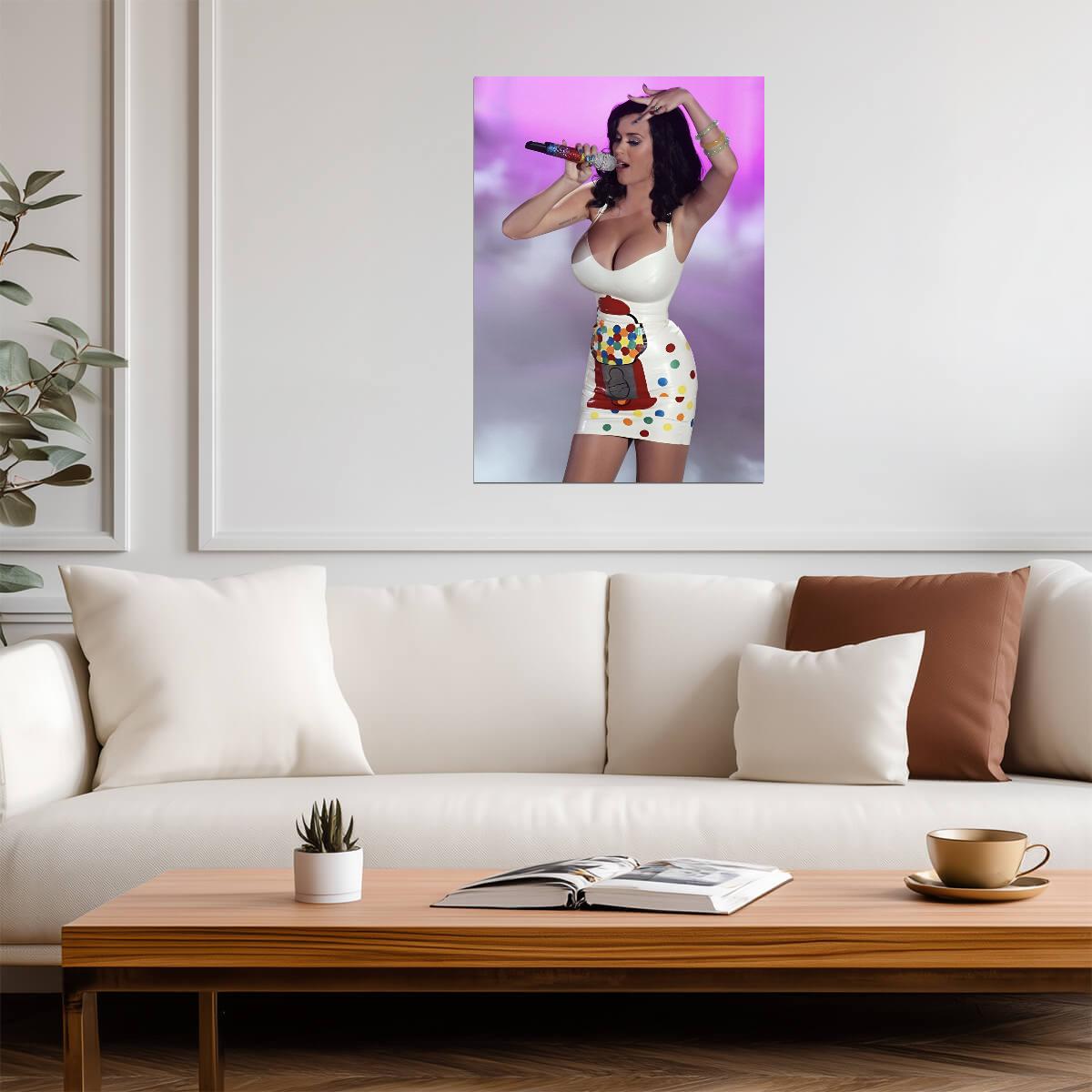 Katy Perry Poster | Live Concert Music Print - Music Poster