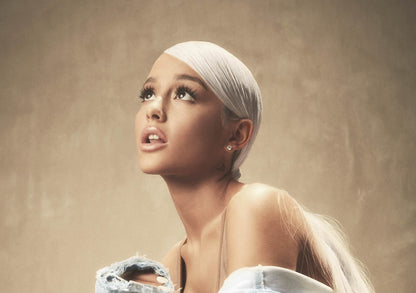 Ariana Grande Sweetener Album Era | Platinum Blonde Portrait Poster | Music Star Wall Art - Music Poster