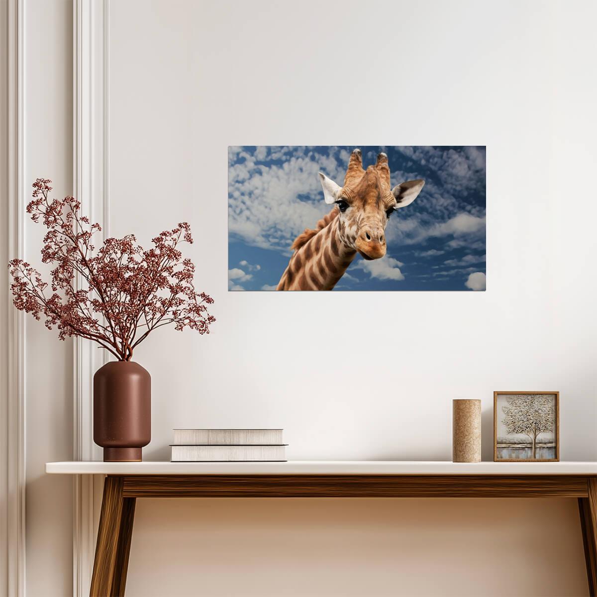Giraffe | African Animal | Wild Life Poster - Photography Poster