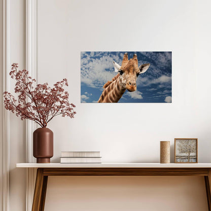 Giraffe | African Animal | Wild Life Poster - Photography Poster