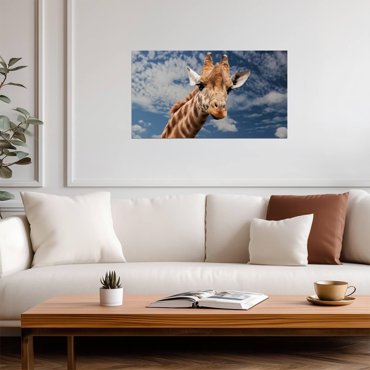 Giraffe | African Animal | Wild Life Poster - Photography Poster