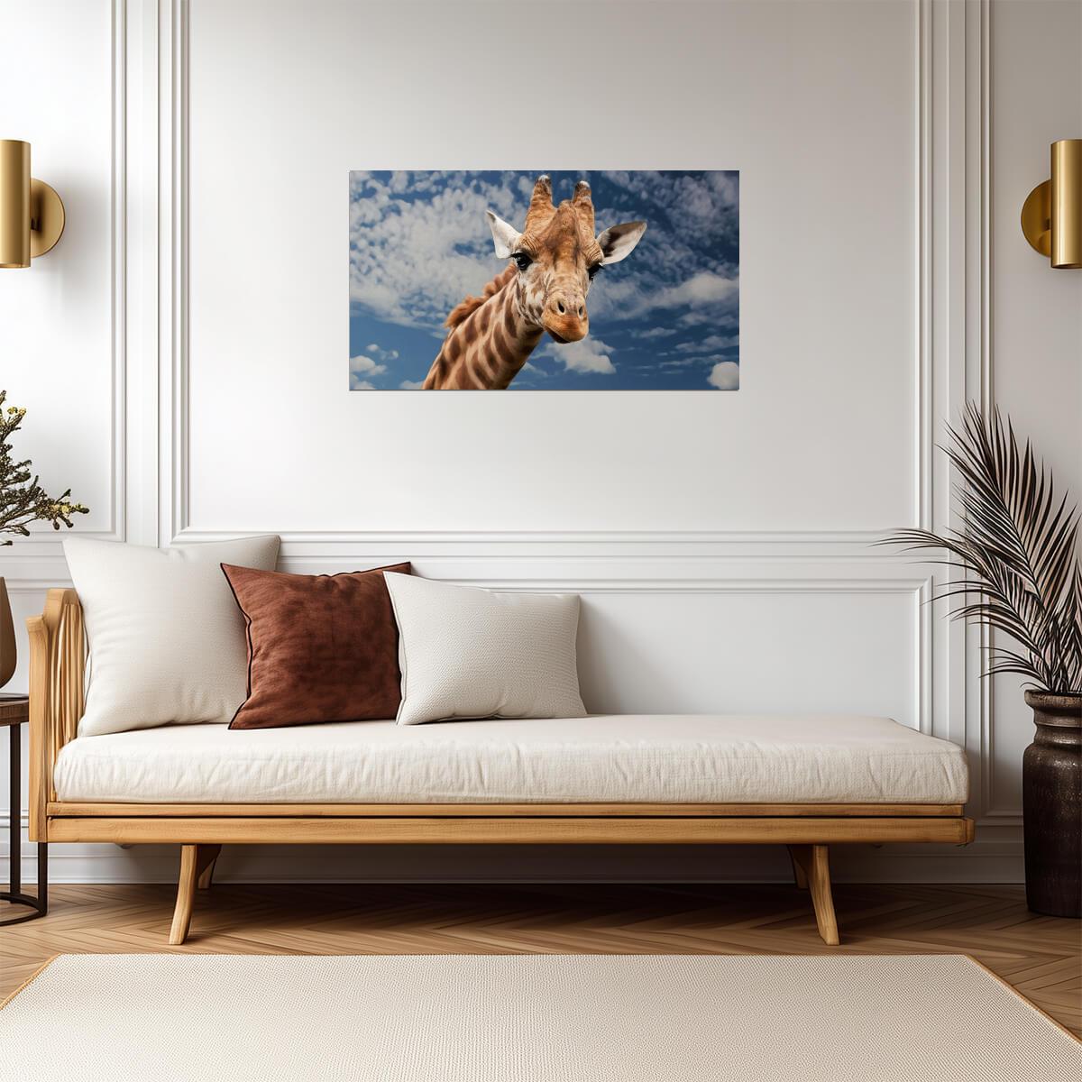 Giraffe | African Animal | Wild Life Poster - Photography Poster