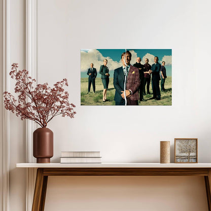 Better Call Saul Cast Poster | Saul Goodman Gus Fring Mike | TV Show Wall Art - Movies & TV Poster