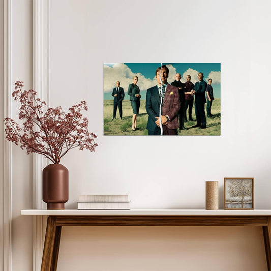 Better Call Saul Cast Poster | Saul Goodman Gus Fring Mike | TV Show Wall Art - Movies & TV Poster