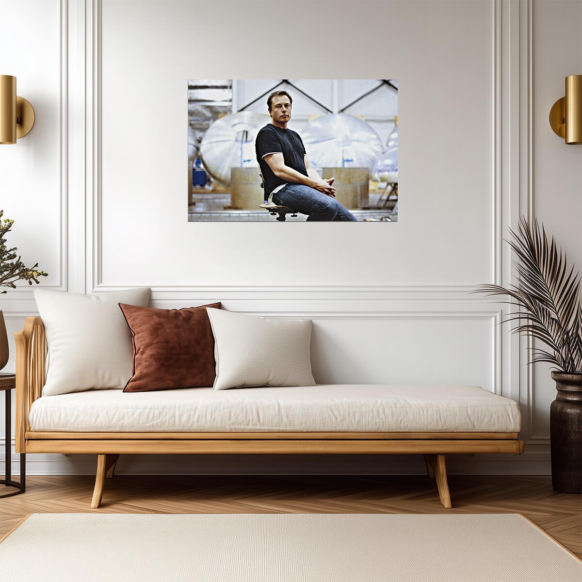 Elon Musk | Space Pioneer | History Poster - Celebrities Poster