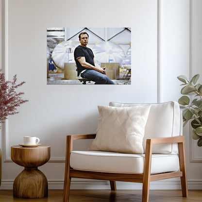 Elon Musk | Space Pioneer | History Poster - Celebrities Poster