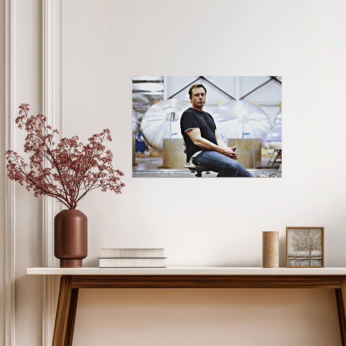 Elon Musk | Space Pioneer | History Poster - Celebrities Poster