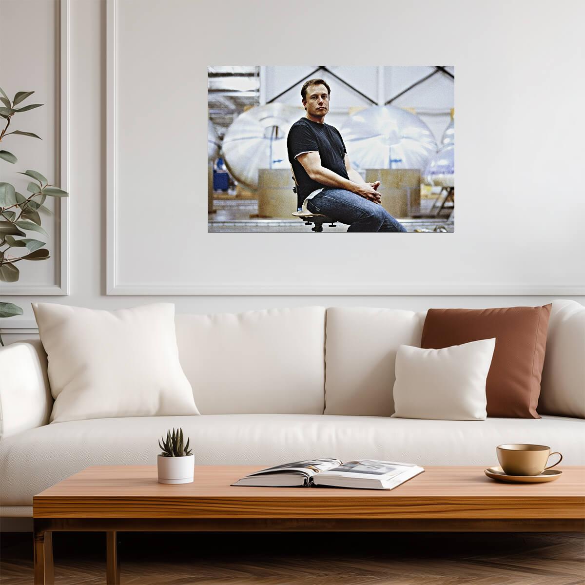 Elon Musk | Space Pioneer | History Poster - Celebrities Poster