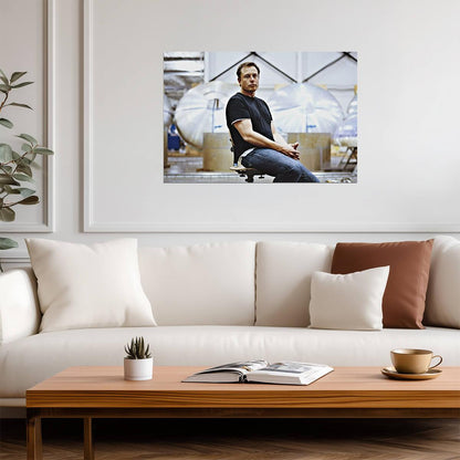 Elon Musk | Space Pioneer | History Poster - Celebrities Poster