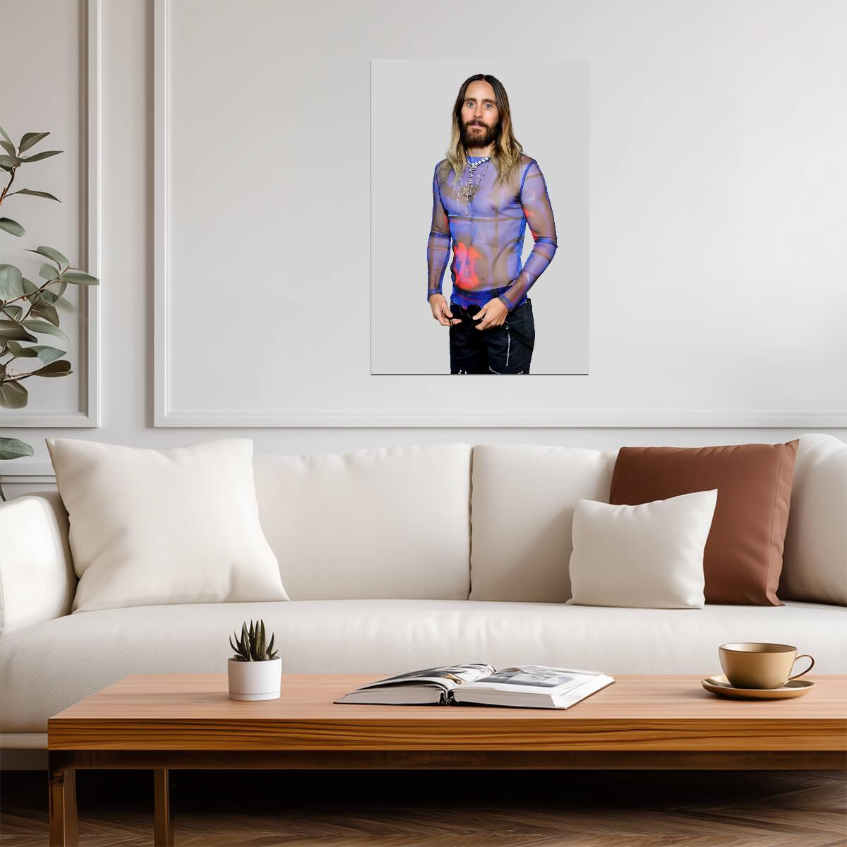 Jared Leto | Modern Rockstar Fashion | Celebrity Portrait Poster - Music Poster