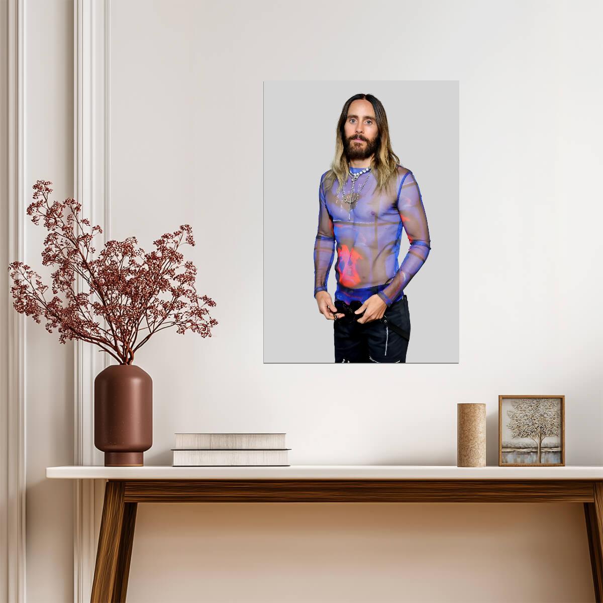Jared Leto | Modern Rockstar Fashion | Celebrity Portrait Poster - Music Poster