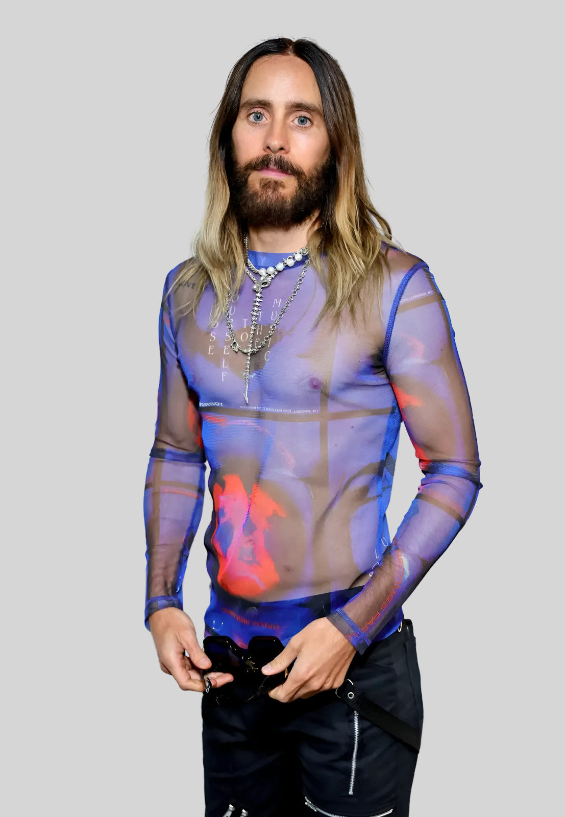 Jared Leto | Modern Rockstar Fashion | Celebrity Portrait Poster - Music Poster
