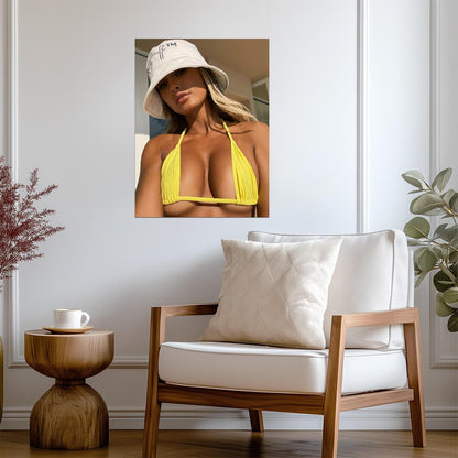 Julia Rose Wall Art | Sexy Model Poster - Celebrities Poster