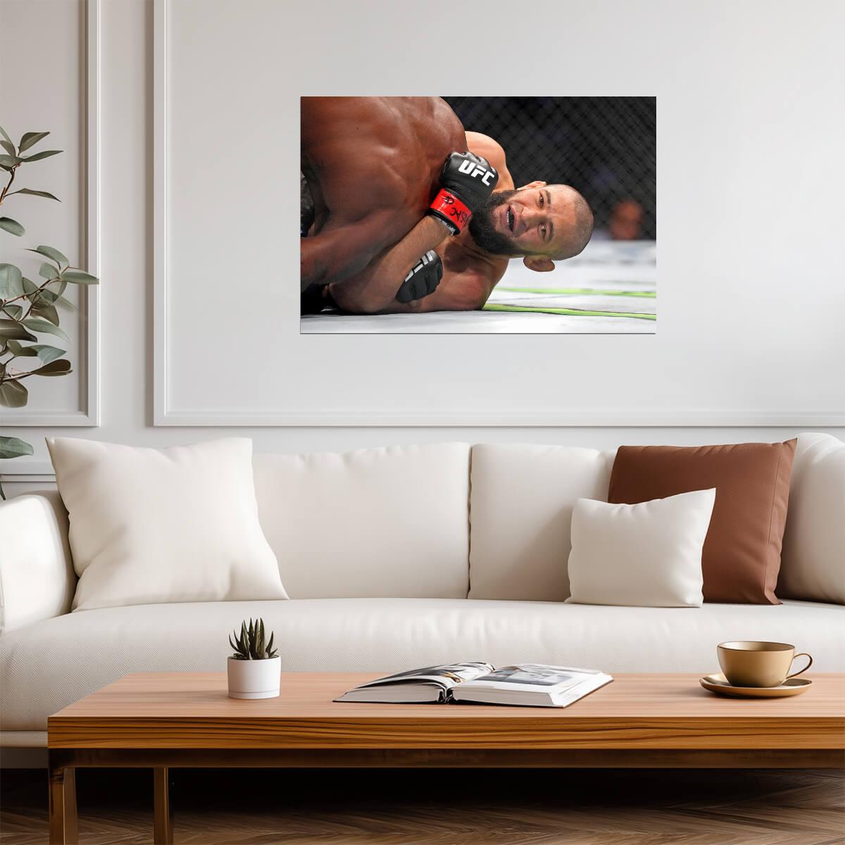 Khamzat Chimaev UFC | MMA Fighter Poster | Combat Sports Wall Art - Sports Poster