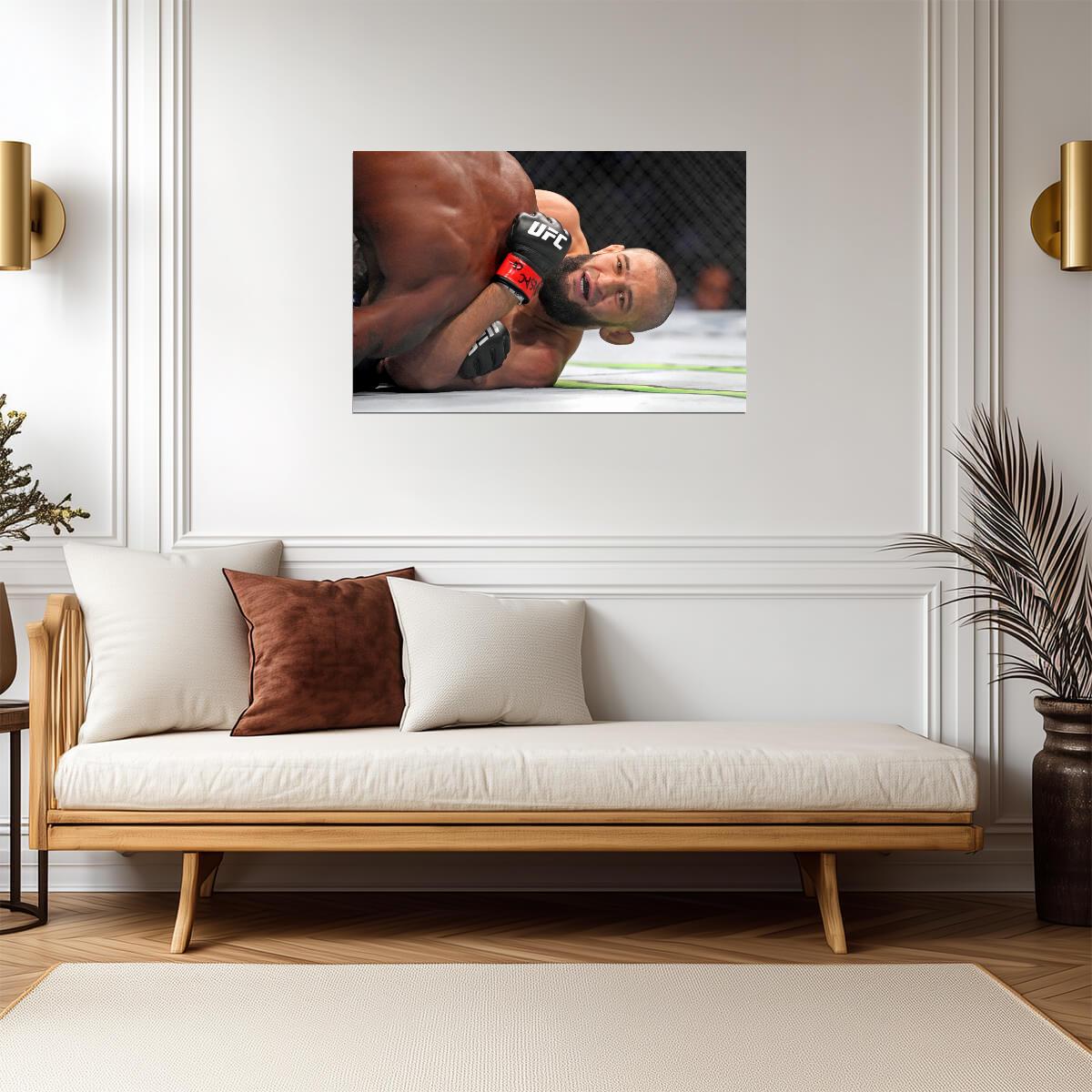 Khamzat Chimaev UFC | MMA Fighter Poster | Combat Sports Wall Art - Sports Poster